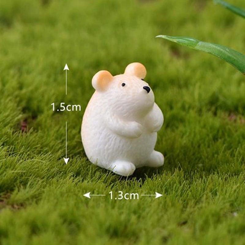 TANOMA Small Animals Miniature Fairy Garden Accessories Micro Landscape Pots Bonsai Craft Decor 5PCS - Image 5